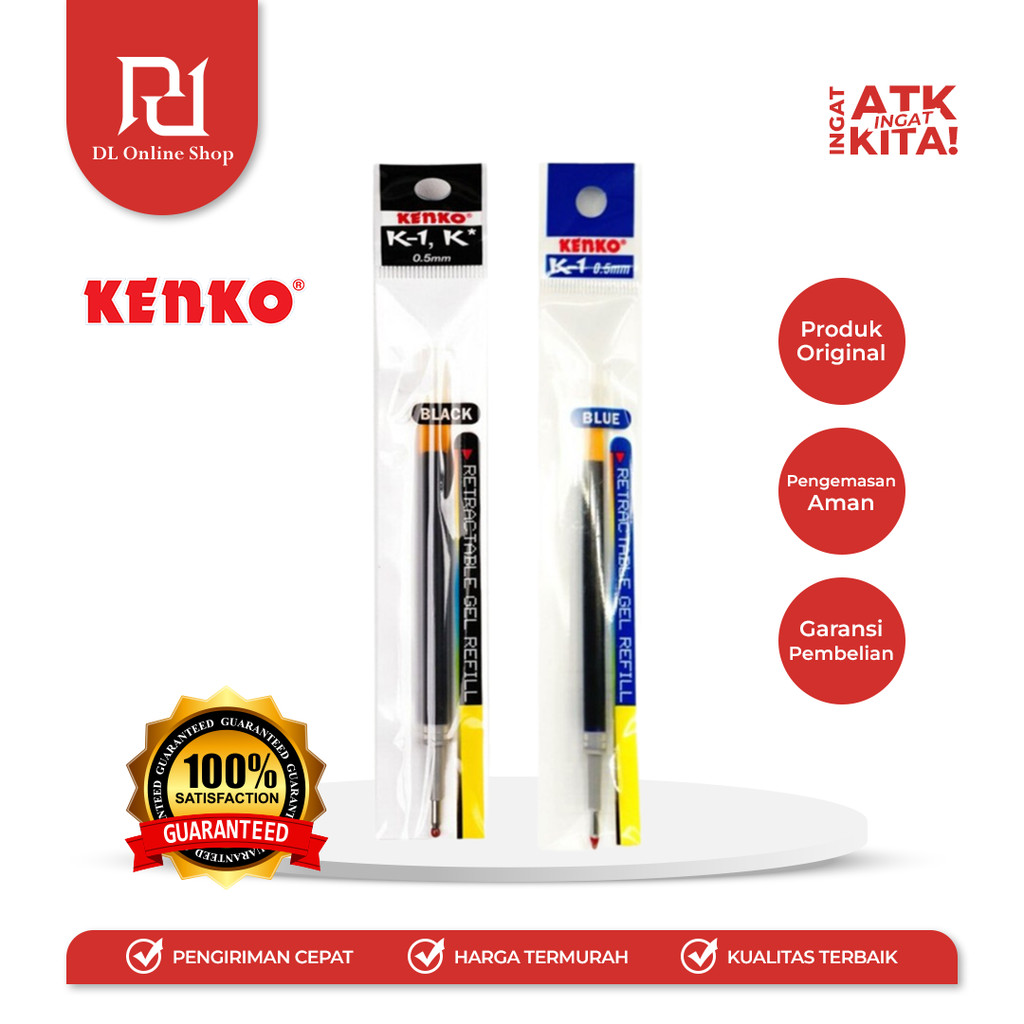 

KENKO ISI ULANG PULPEN/ PEN REFILL K1, K* (1PACK/ 24PCS)