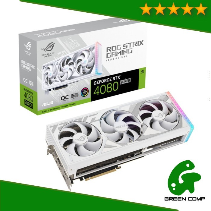VGA ASUS ROG STRIX GeForce RTX 4080 SUPER OC 16GB GDDR6X WHITE EDITION - ROG-STRIX-RTX4080S-O16G