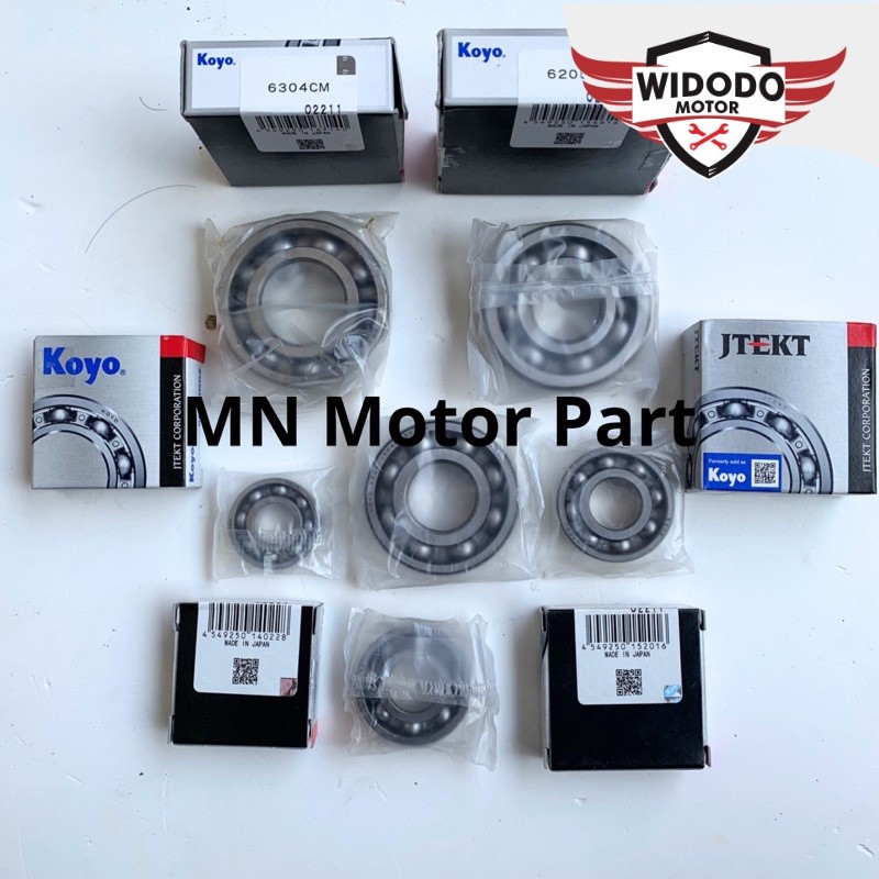 Bearing Laher Mesin Kruk as rasio Komplit Jupiter Z Vega R original Koyo Japan