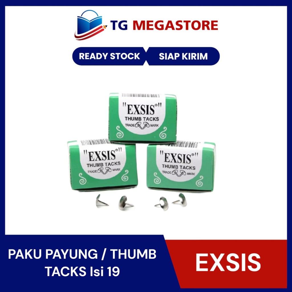 

Paku Payung V-Tro EXSIS Peony Thumb Tacks