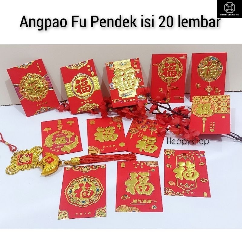 

Angpao Fu Pendek isi 20 lembar Angpao Imlek Fuk Hoki