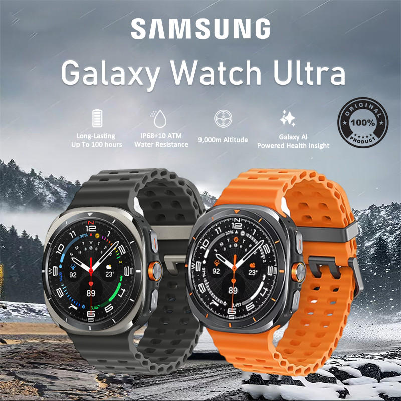 【100% Original】Samsung Galaxy Watch Ultra 47MM SmartWatch Jam Tangan Wanita Jam Tangan Pria Bluetoot