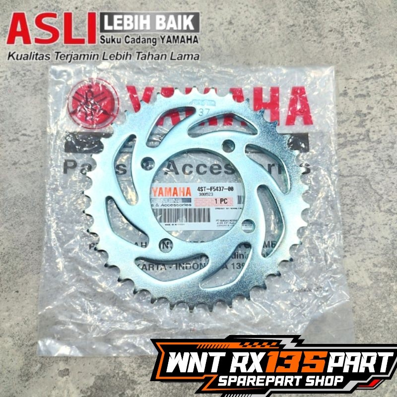 GEAR GIR BELAKANG 428-37 RX KING RXK RXR RXS RXZ F1ZR VEGA R ORIGINAL YAMAHA | 4ST-F5437-00