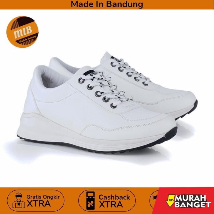 Sepatu Wanita Sneakers Casual Sneaker Santai Cats Kets Putih KZS 100 - Putih, 36