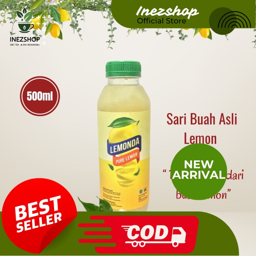 

Jus Lemon Murni Lemonda 500ml - Detox, Diet, Vitamin C Tanpa Pengawet