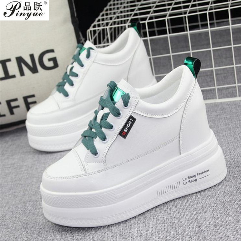 Women Sneakers Casual Platform Trainers White Shoes