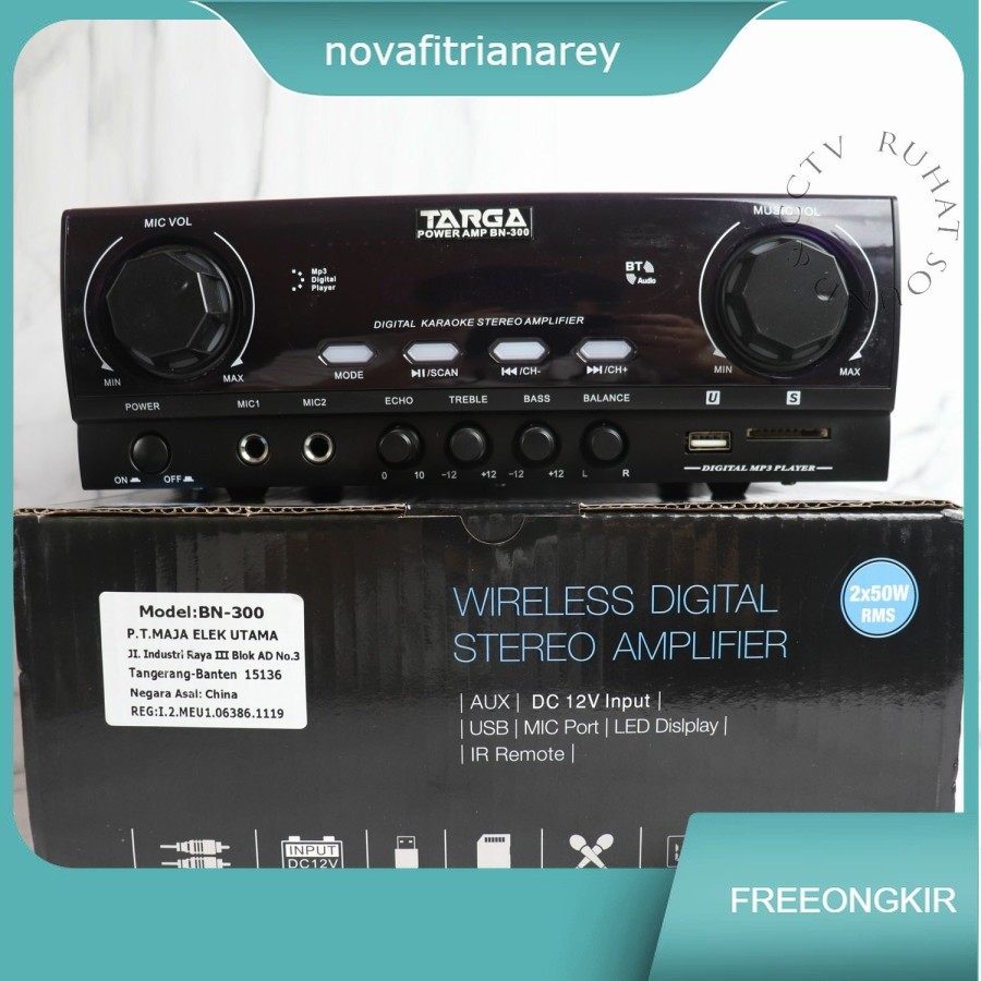 Amplifier Targa BN 300 Bluetooth