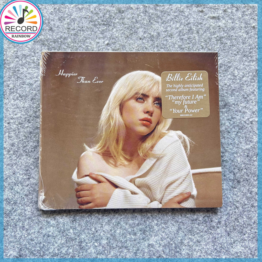 CD Billie Eilish Happier Than Ever Original CD Album [Tersegel] Terbaru