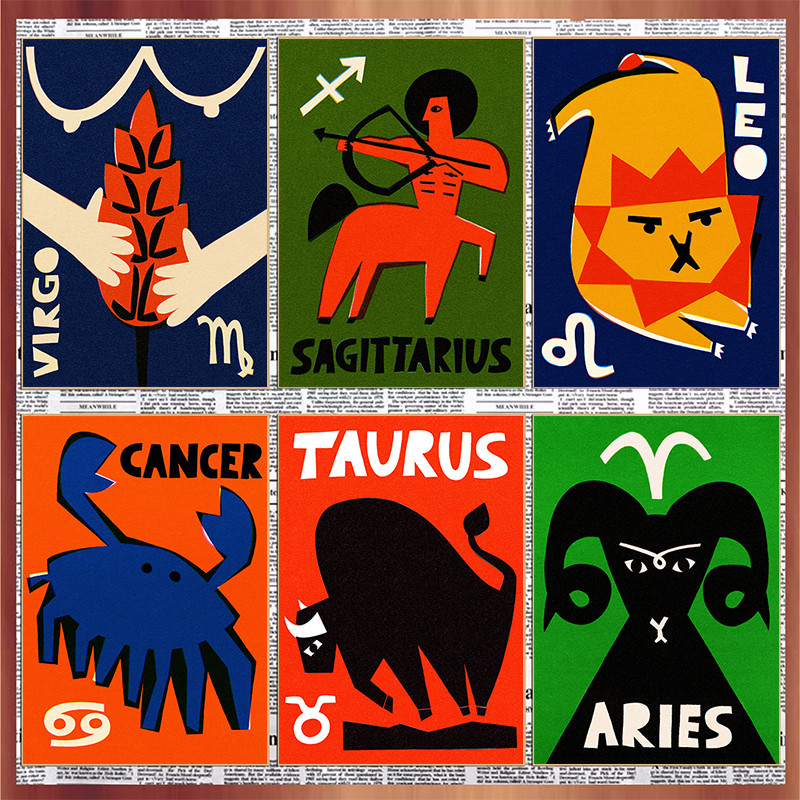

Tarot Cards and Constellation Art Posters Canvas Printing Trend Home Furnishings Decoration Aesthetic Canvas Art Decoration Gift