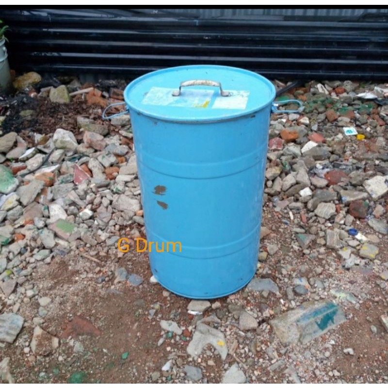 WOW Tong Sampah/Drum Besi/Tong 60 liter/Pail/Ember Besar