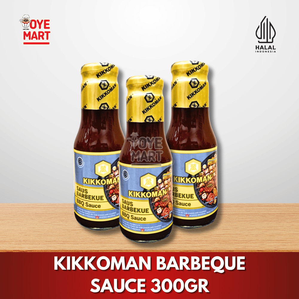 

KIKKOMAN BARBEQUE SAUCE 300GR/SAUS BARBEQUE HARGA PROMO
