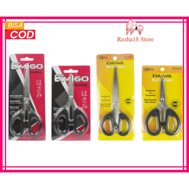 

R18 Gunting Kertas Emigo / Daiwa Gunting Kertas Stainless / Paper Scissors