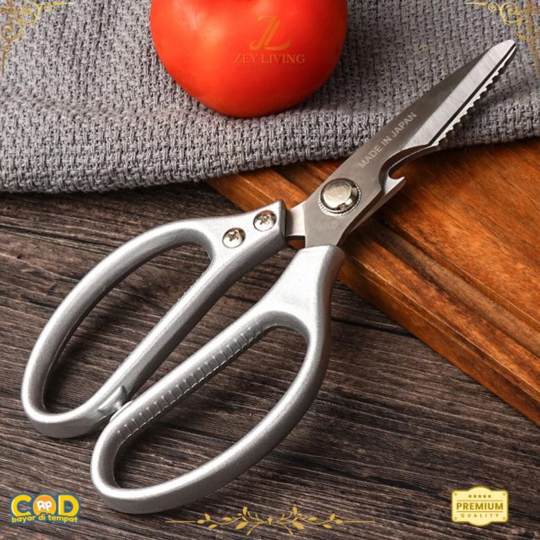 

[CGW] Gunting Dapur Tajam & Tebal Made in Japan Premium Scissors SK5 Steel Gen 4 - Gunting Dapur Multifungsi Baja Tahan Karat original Kitchenware