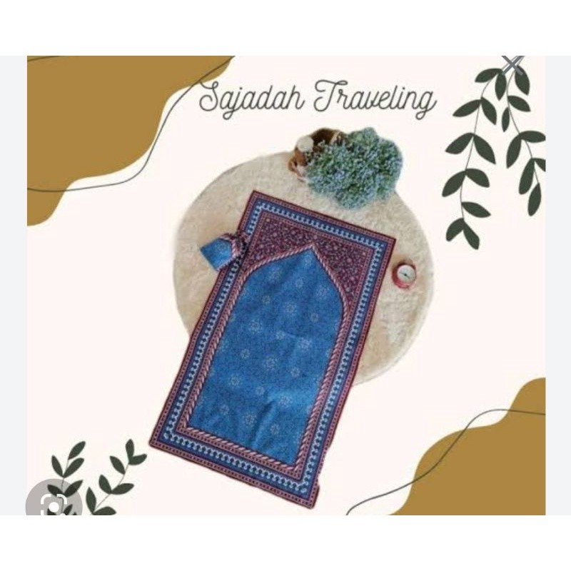 Sajadah Travel Zamzam0625   Sejadah Traveling pouch souvenir umroh Sajadah JUMBO Sajada Mukena Trave
