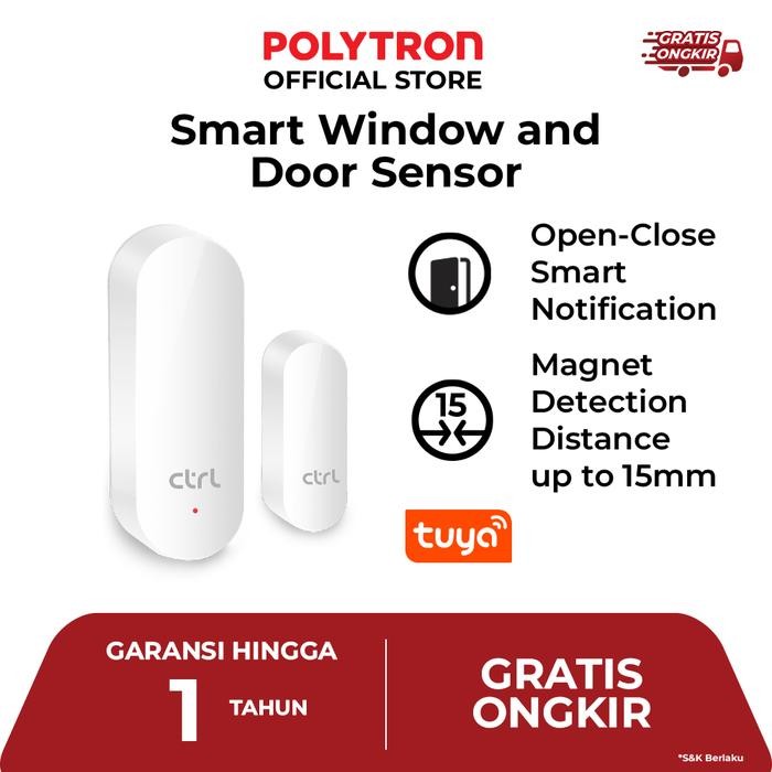 

CTRL Window Door Sensor WiFi Smart Home IoT Garansi Resmi 1 Tahun SS WD1