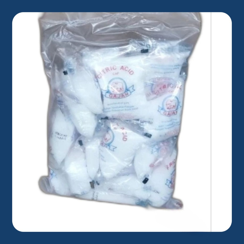 Citrun citric acid cap gajah 1 pak 20x50gr