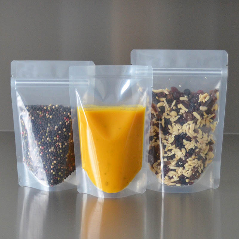 *KA* (1 PACK / 50 PCS) STANDING POUCH / PLASTIK KLIP BERDIRI / PLASTIK KLIP TEBAL / PLASTIK SEAL LEB