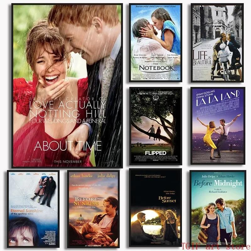 

Bella Before Sunrise Before Sunset Movie Posters Art Canvas Painting Print Classic Love Movie Picture Wall Room Decor