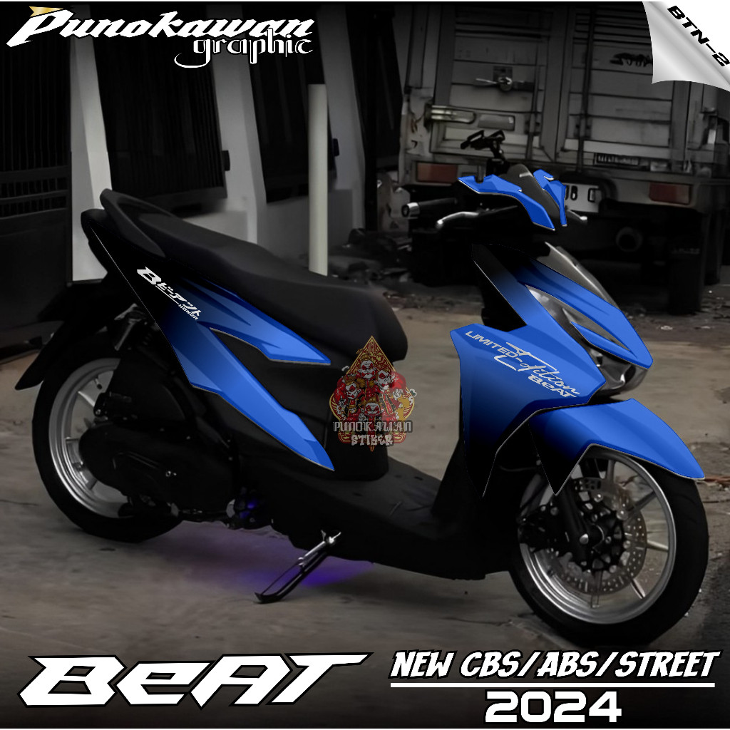 TERBARU Sticker Full Body Honda Beat CBS STREET Smart Key Remote Full body - Stiker Skotlet Variasi 