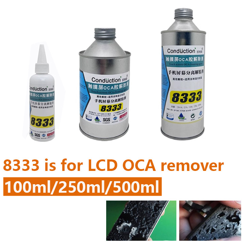 100/250/500ml Efficient 8333 Touch Screen OCA Polarizer Removing Liquids Samsung Mac Repair Solution