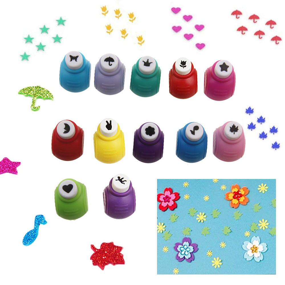 

Mini Scrapbook Punches Handmade Cutter Card Craft Printing DIY Flower Paper Craft Punch Hole Puncher Shape DIY