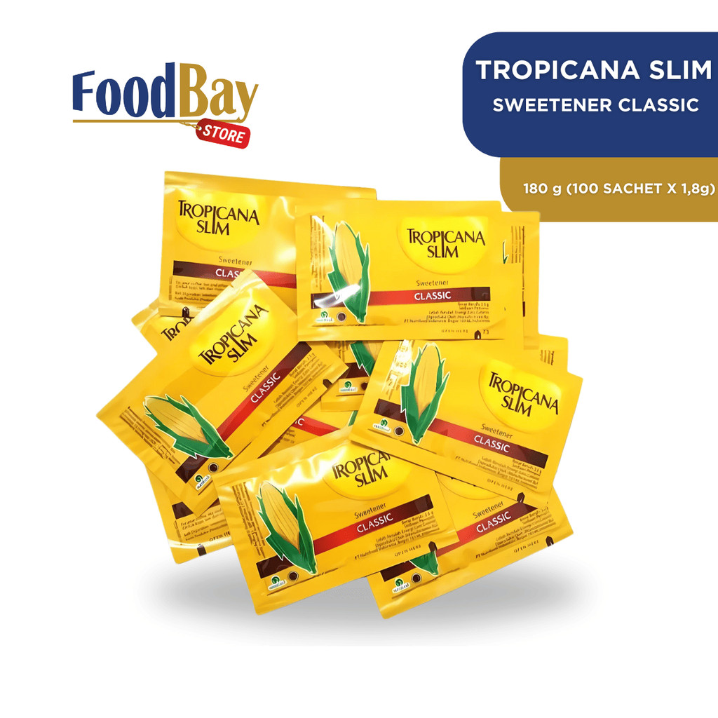

TROPICANA SLIM - Sweetener Classic Paper 1,8 Gr / Isi 100pcs