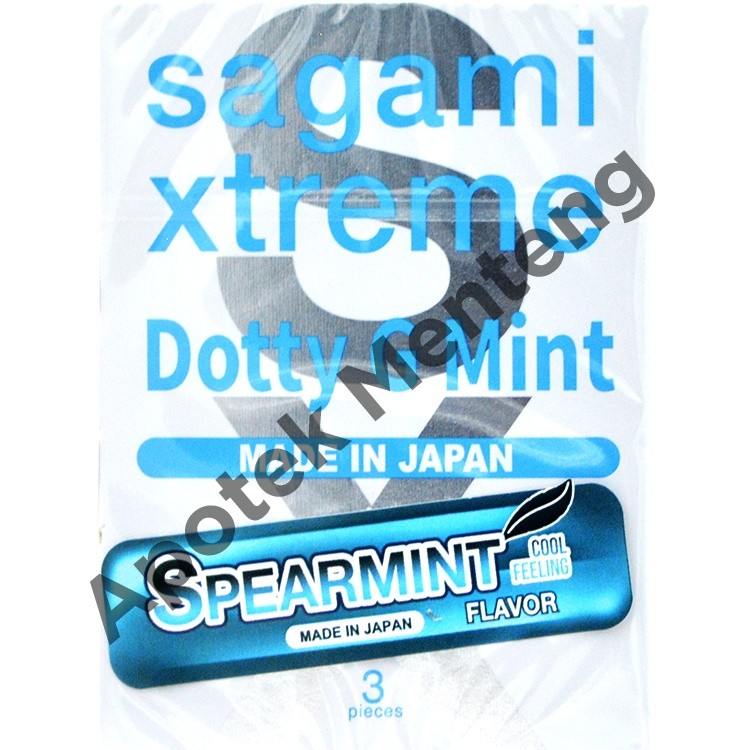 Basic Life Kondom Sagami Xtreme Dotty G Mint Isi 3 - Aroma Spearmint Flavor