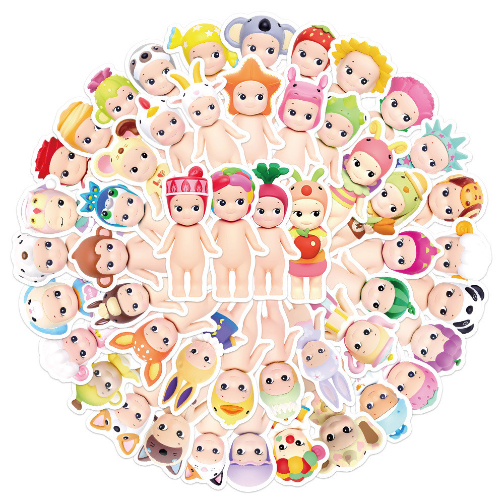

10/30/50PCS Kawaii Character Sonny Angle Sticker Cartoon Decals Toys DIY Phone Notebook Luggage Bike Kids Sticker Cute Toys Gift
