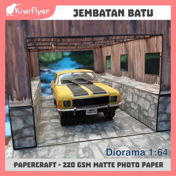 Papercraft Diorama - Jembatan Batu 1:64