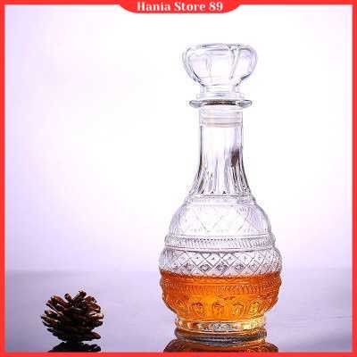 Whisky Decanter Glass Bottle Liquor Scotch Luxury Pagoda - C25