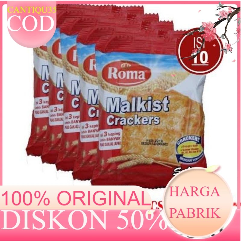 

Harga Pabrik Roma Malkist isi 3 Keping 27gr (1 Renceng Isi 10 Bungkus)