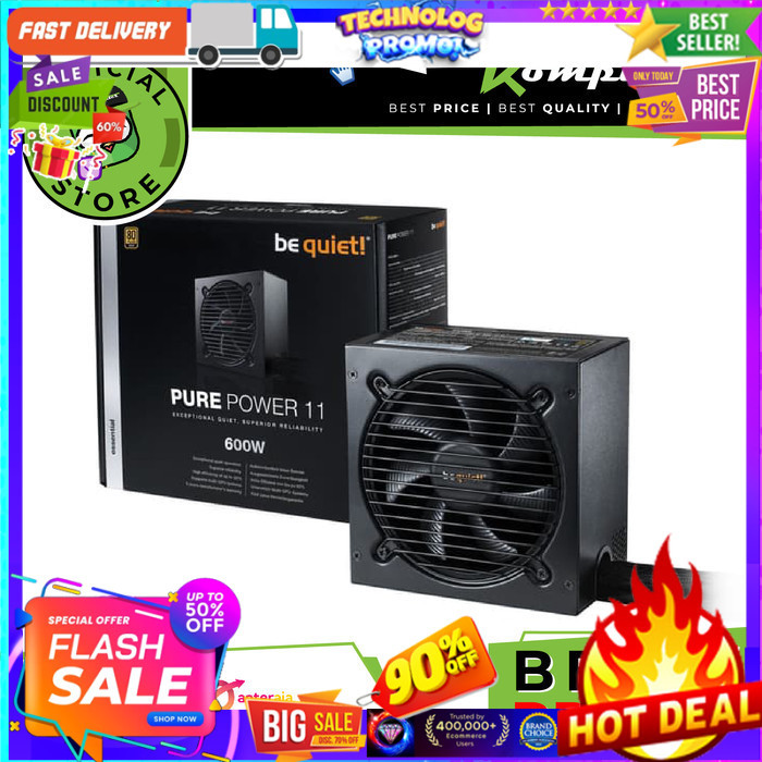 be quiet PURE POWER 11 600W - 80+ Gold Certified - 5 Years Warranty