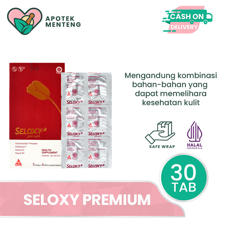 Seloxy Premium Dus Isi 5 Strip - Vitamin Kulit Anti Aging Anti Wrinkle