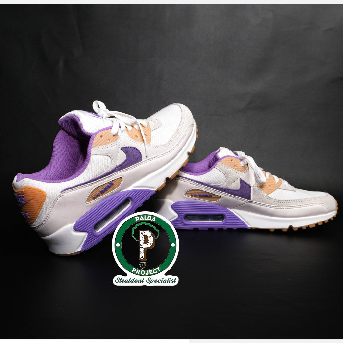 Nike Air Max 90 Citront Purple 100% Original Guarantee