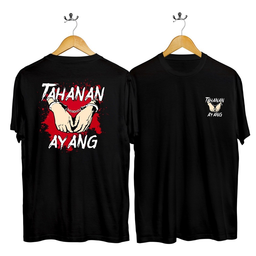 TSHIRT TAHANAN AYANG // KAOS KEKINIAN VIRAL // BAJU KATA - KATA PRIA DAN WANITA