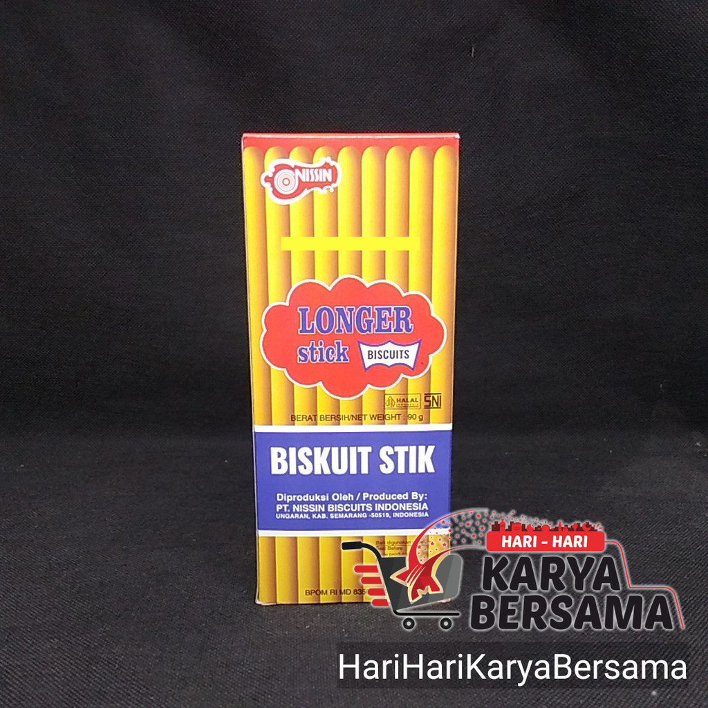 

MAKANAN RINGAN BISKUIT NISSIN LONGER STICK STIK 90GR