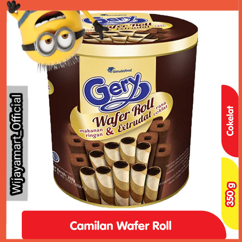 

Gery Wafer Roll Chocolate Kaleng 350 g