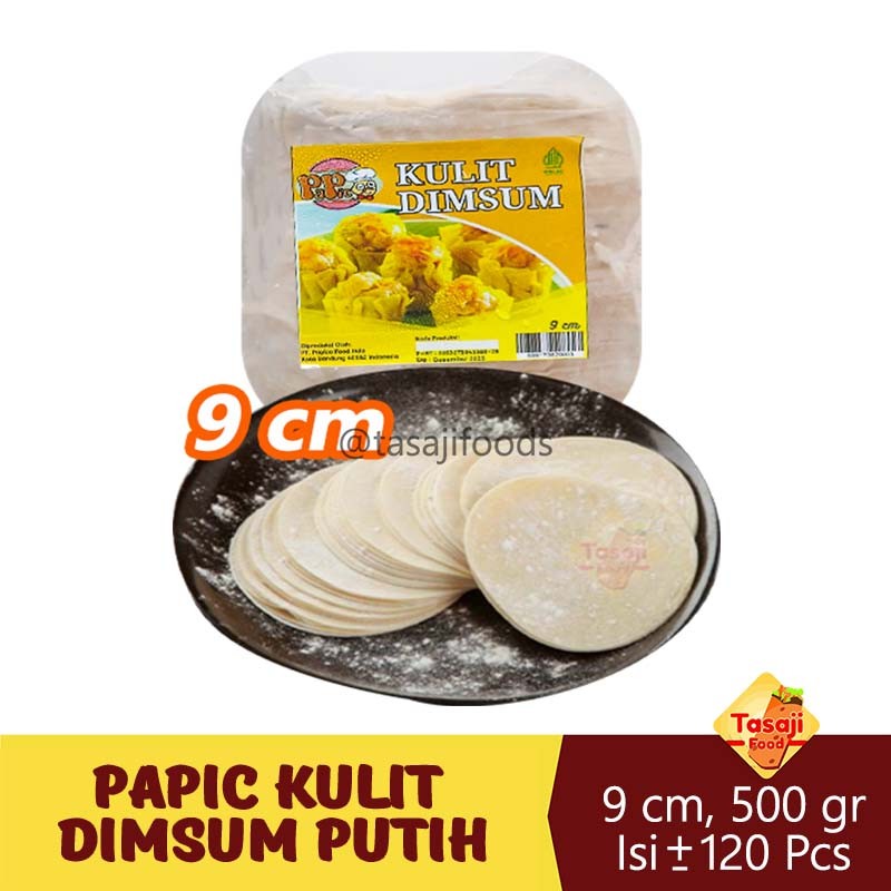 

Papic Kulit Dimsum Putih 9 Cm 500 Gram Frozen
