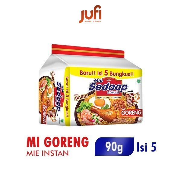 

Sedaap Mie Instan Goreng Isi 5 Bag 90 gr