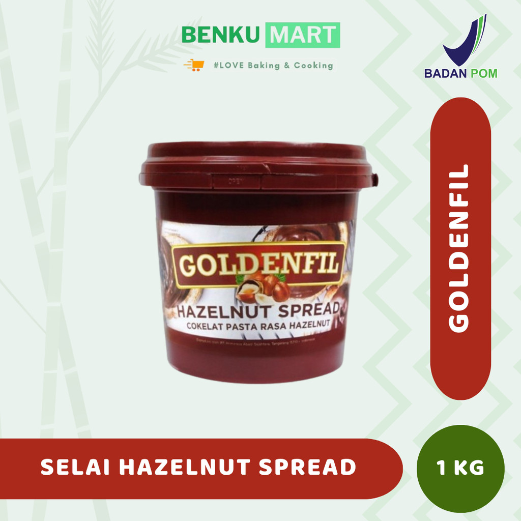 

Goldenfil Hazelnut Spread 1 Kg | Selai Hazelnut Spread Goldenfil