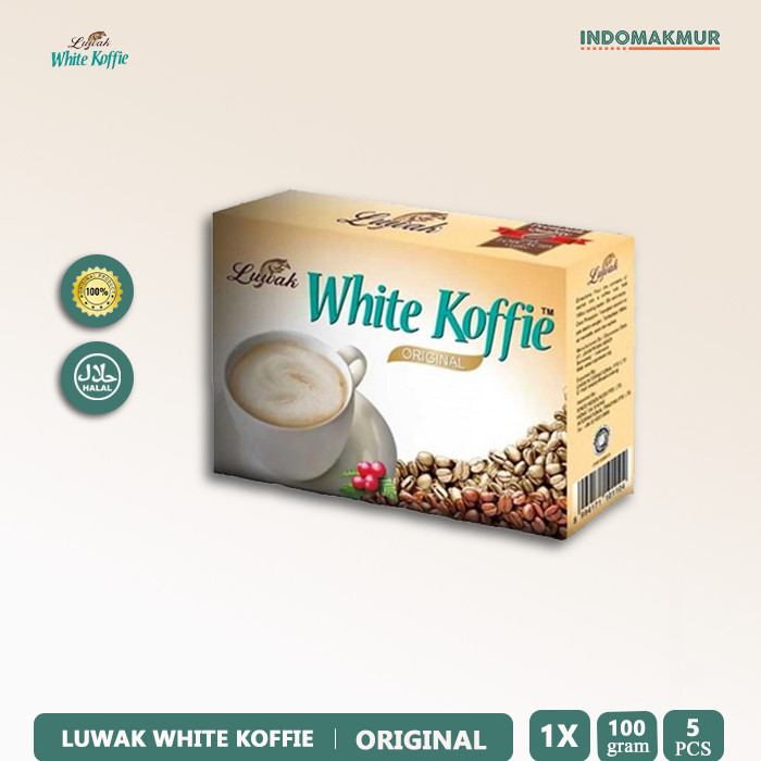 

Kopi Luwak White Koffie Original Box 5x20gr