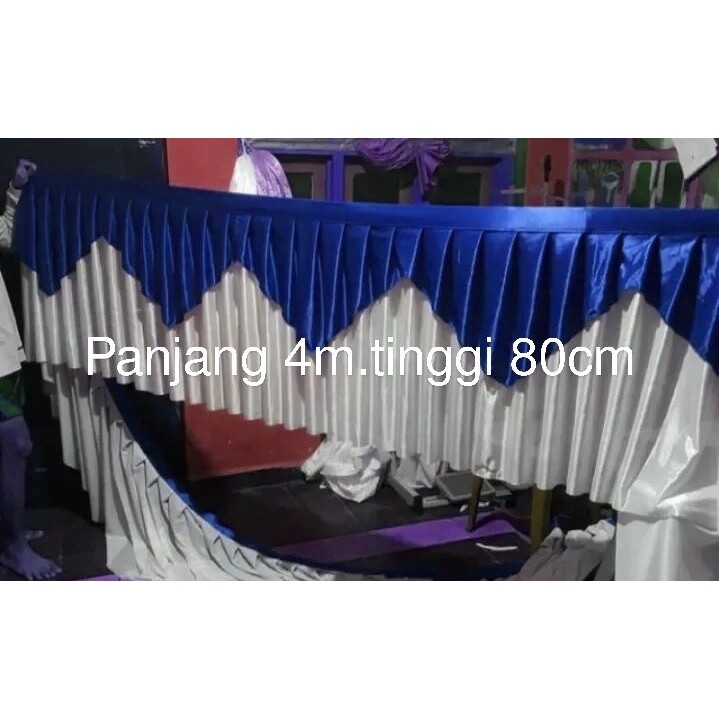 rempel meja/sekriting meja/panjang 4m.tinggi 80cm