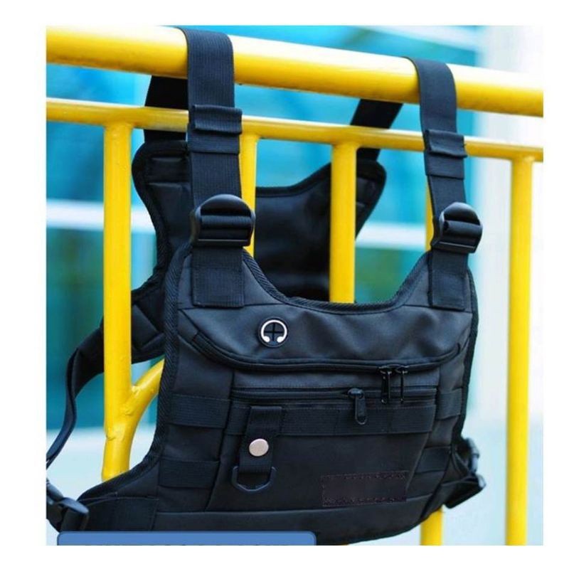 Tas Depan dada Tactical Army Murah Tas Holder Hp Motor Waterproof Ozol kekinian Chest Bag Pria Murah