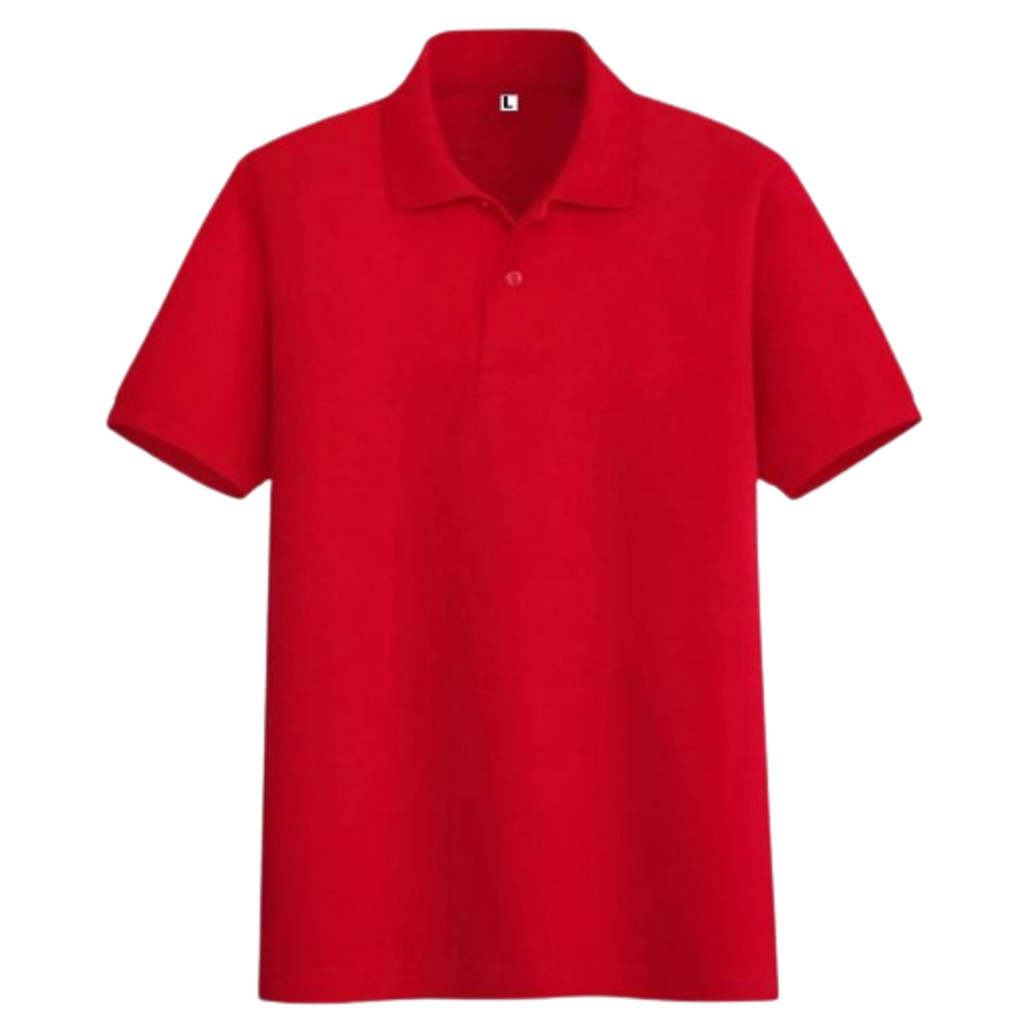 Polo Shirt Pria Lengan Pendek Kaos polo pria Putih Merah | kaos kerah pria | polo shirt polos