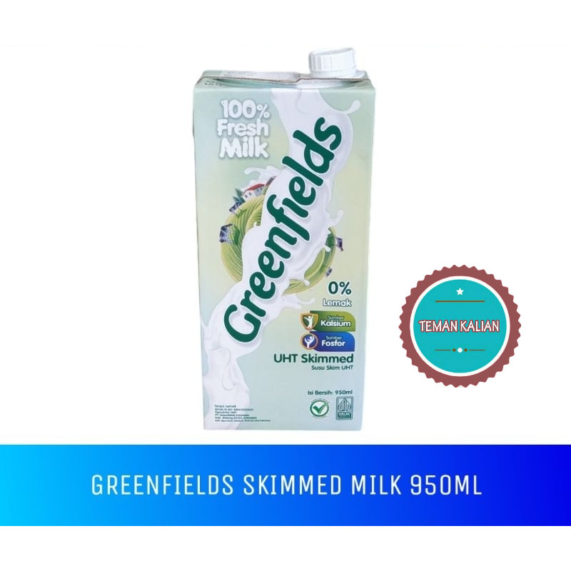 

GREENFIELDS SKIMMED MILK 950ML 1 PCS