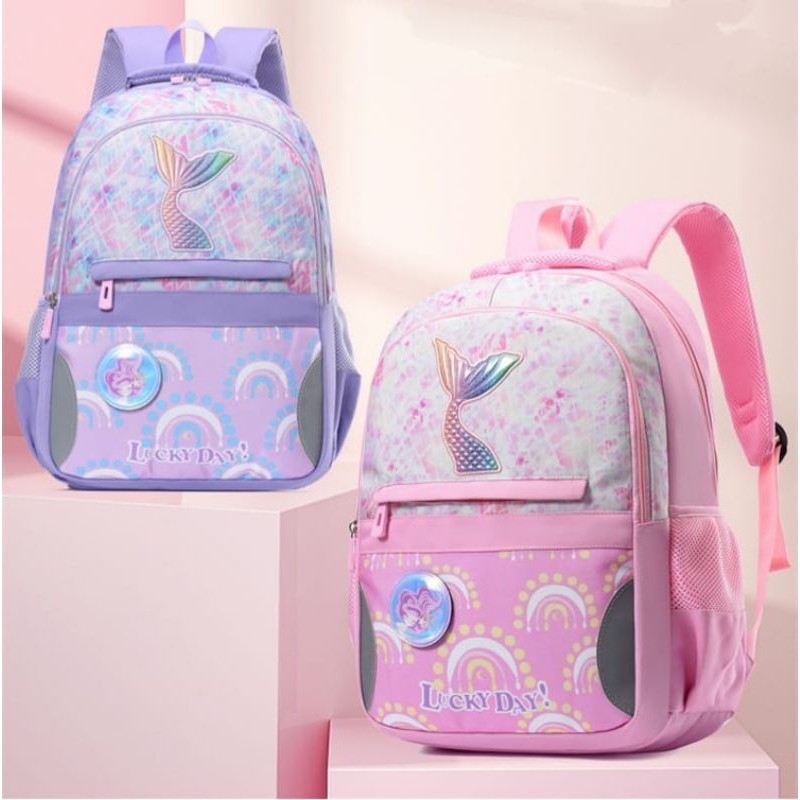 Tas Sekolah Anak Tk Sd Perempuan Premium Anti Air