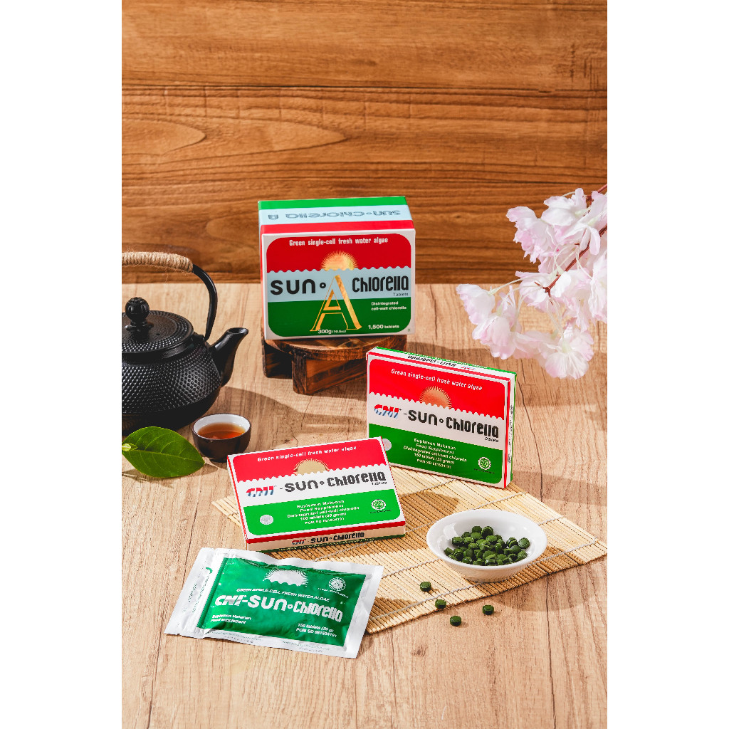 Vitamin Sun Chlorella dari CNI Untuk Segala Usia (JAPAN)