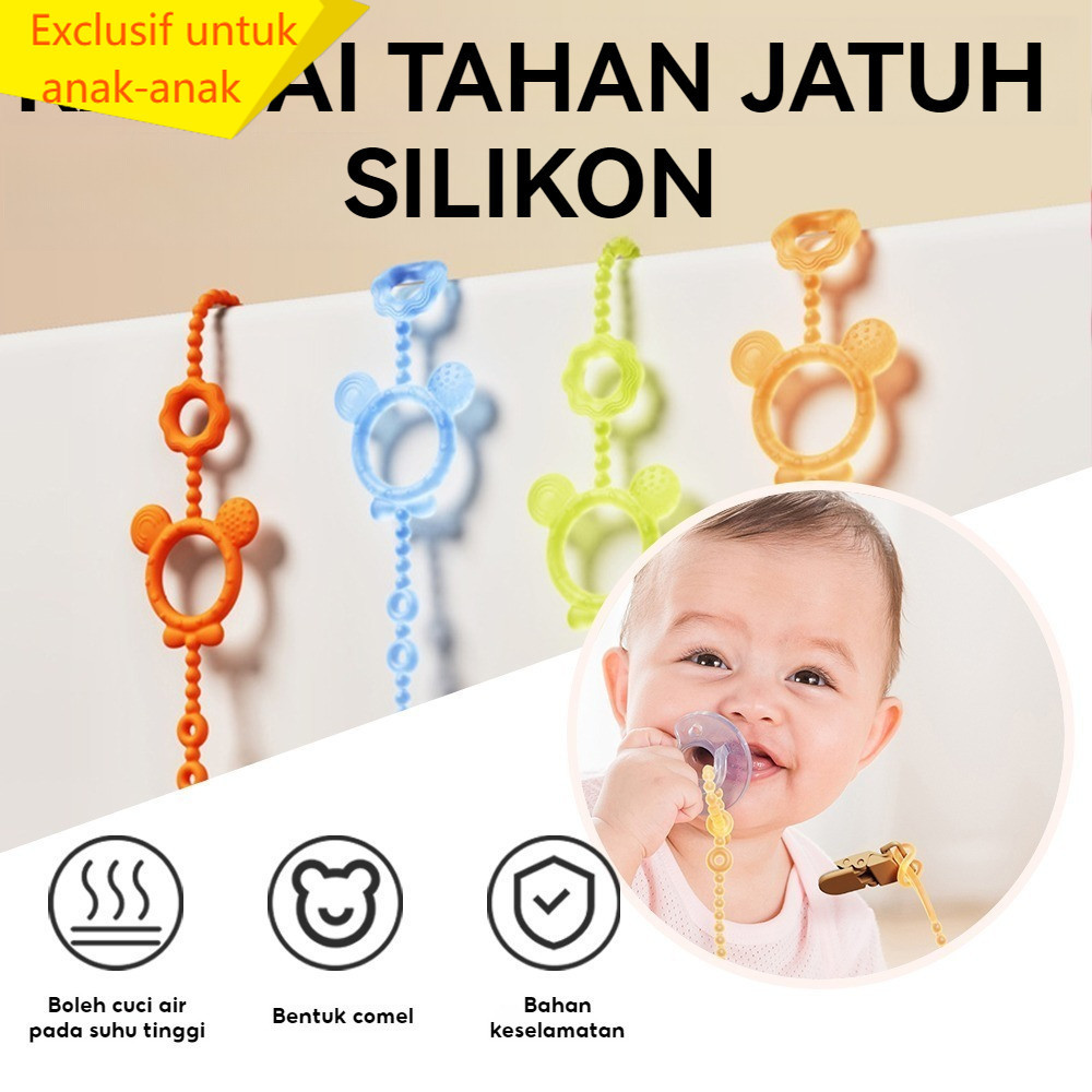 Empeng Bayi 6 Bulan 0 Free BPA Empeng Anti Tonggos Lembut Silikon Newborn Bayi Sayang