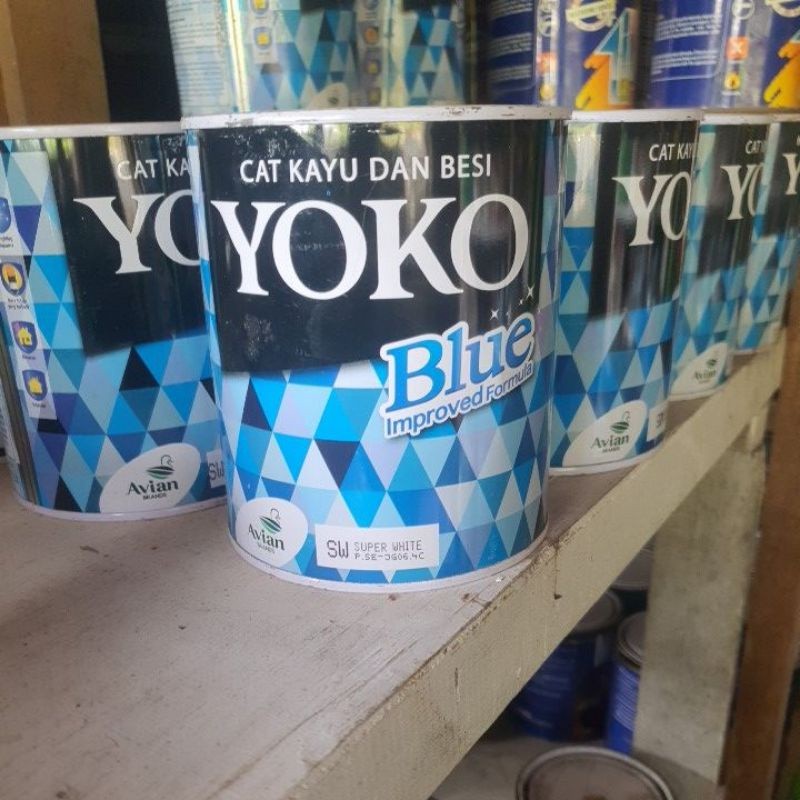 

CAT KAYU DAN BESI CAT MINYAK YOKO 0.7LTR