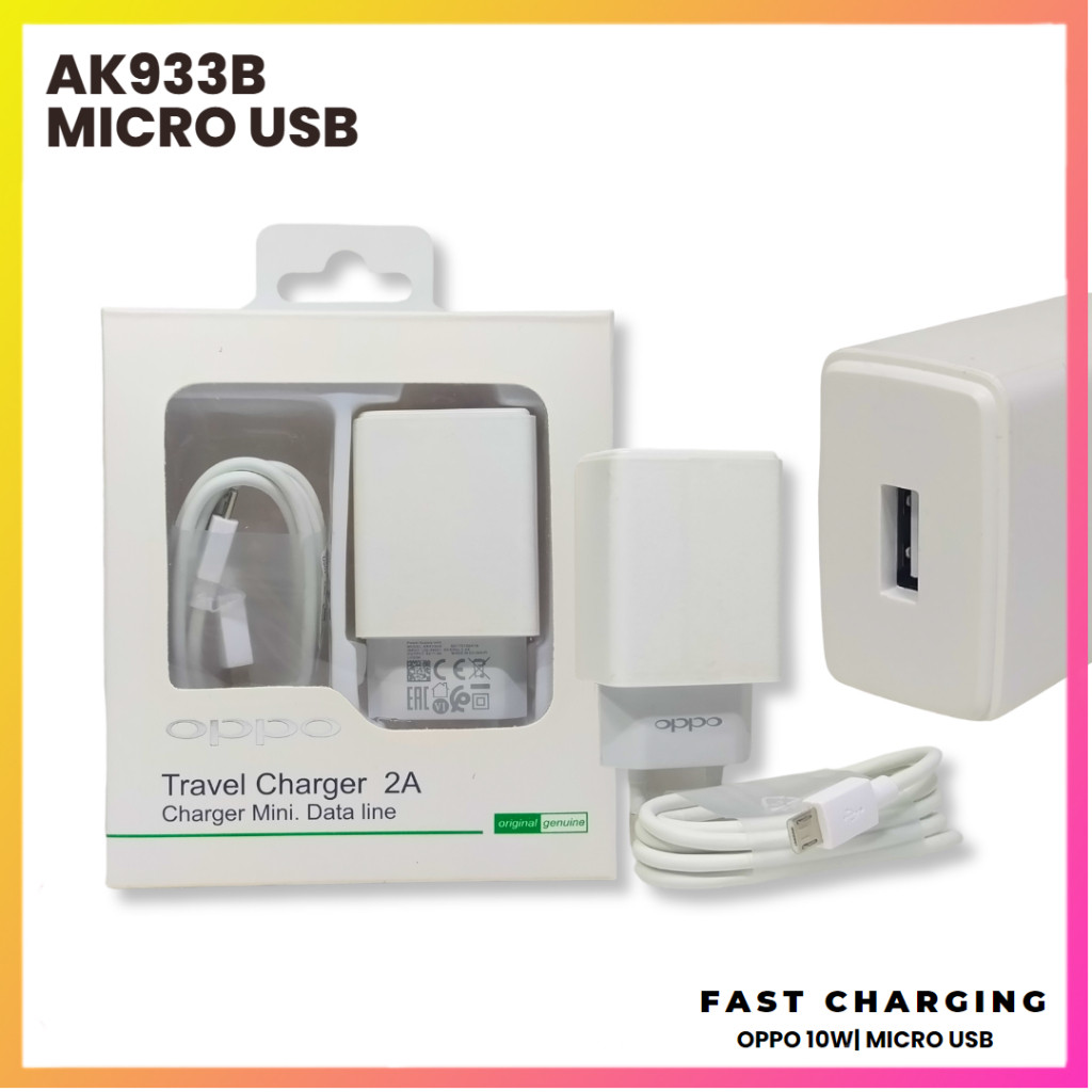 Charger Oppo Original 100% Charger Oppo F1 oppo F1S oppo F5 oppo A39 oppo F3 charger oppo Micro usb 